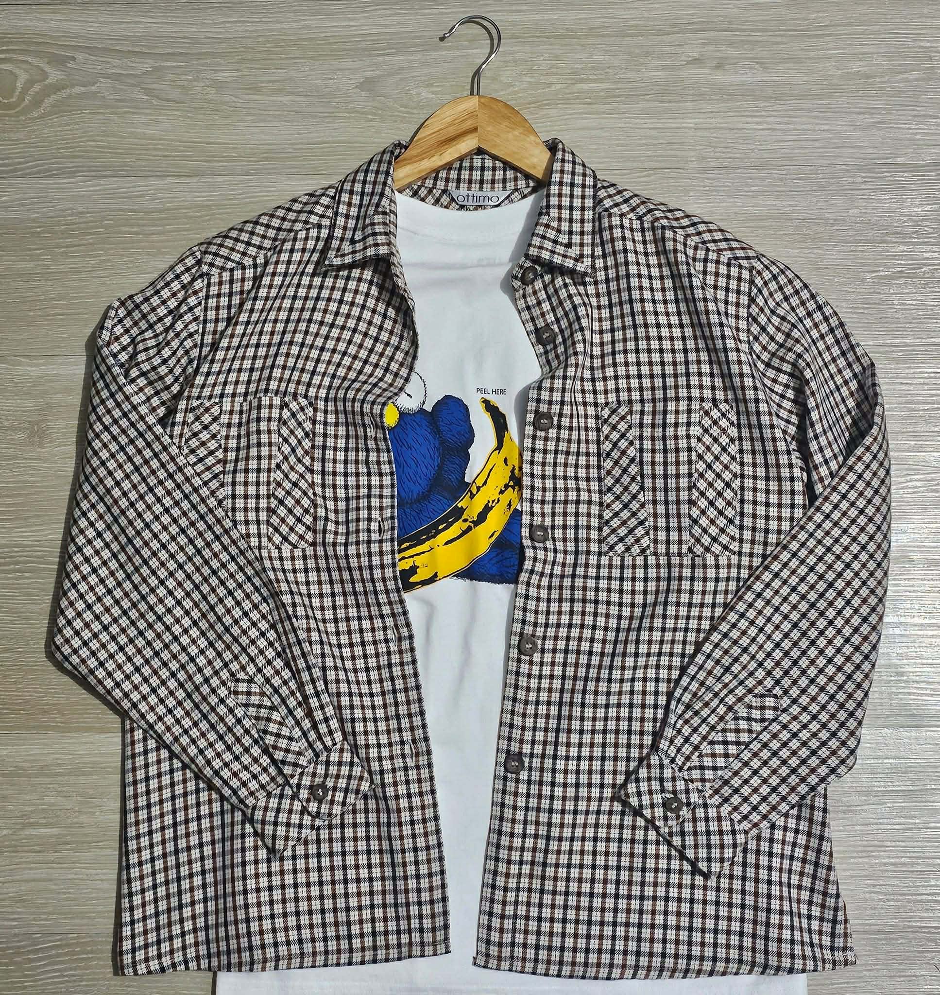 เสื้อเชิ้ต 2 กระเป๋า แขนยาว